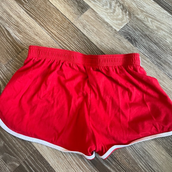 red with white stripe soffe  shorts - Picture 2 of 3